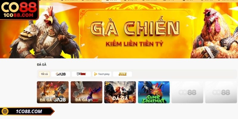 Khám phá sảnh Đá Gà CO88