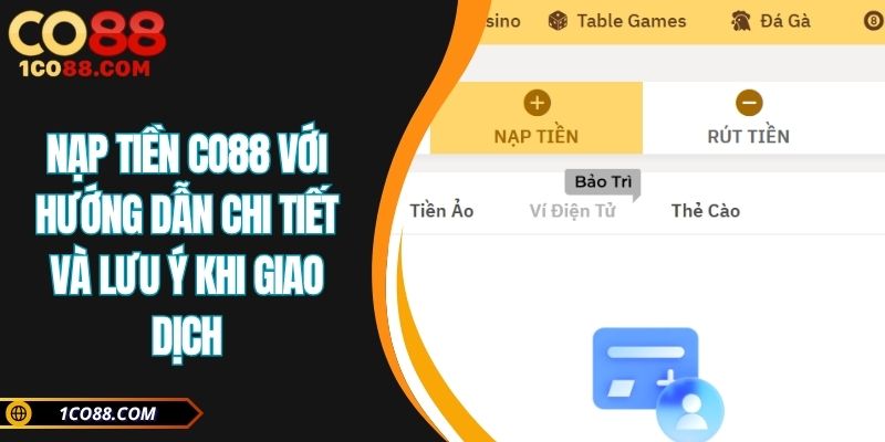 Nạp tiền CO88