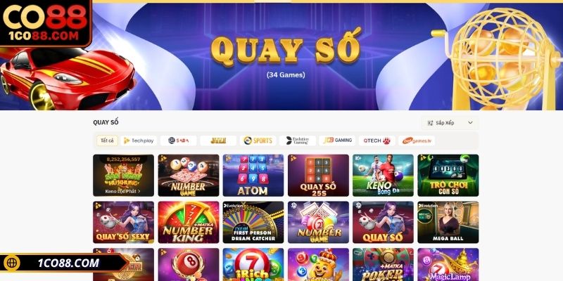 Khám phá không gian giải trí tại sảnh Xổ Số CO88 Khám phá không gian giải trí tại sảnh Xổ Số CO88