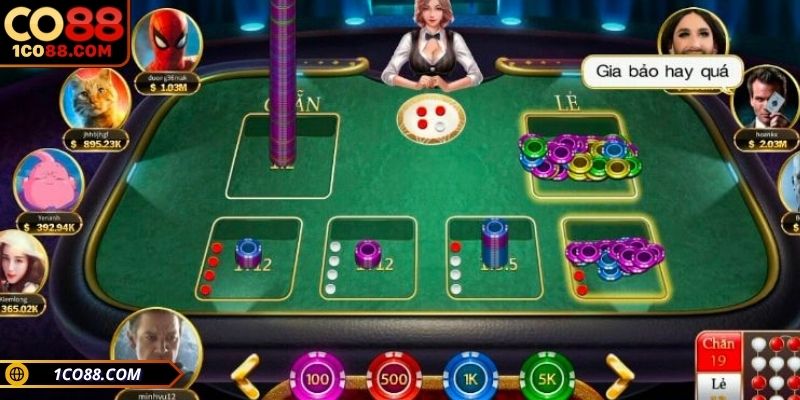 Cập nhật các cửa cược Xóc Đĩa bạn được trải nghiệm tại CO88